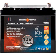 Автомобільний акумулятор LOGICPOWER LiFePO4 12В 100 Агод (LP10966)