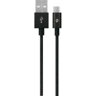Кабель TTEC 2DK11 AlumiCable USB2.0 AM/Micro-BM 1.2м Black (2DK11S)