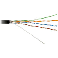 Кабель мережевий для зовнішньої прокладки ATCOM FTP Cat.5e Standard 4x2x0.50 ССА Gray 305м (20799)