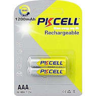 Аккумулятор PKCELL Rechargeable AAA 1200mAh 2шт/уп (6942449545305)