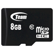 Карта памяти TEAM microSDHC 8GB Class 10 (TUSDH8GCL1002)