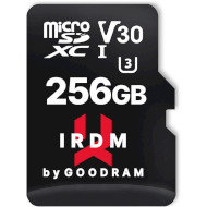 Карта памяти GOODRAM microSDXC IRDM M3AA 256GB UHS-I U3 V30 + SD-adapter (IR-M3AA-2560R12)