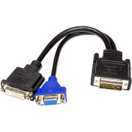 Адаптер POWERPLANT DVI - DVI/VGA Black (CA912551)