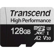 Карта памяти TRANSCEND microSDXC 340S 128GB UHS-I U3 V30 A2 Class 10 (TS128GUSD340S)