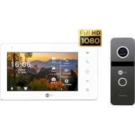 Комплект відеодомофона NEOLIGHT Sigma+ HD White + Prime FHD Pro Graphite