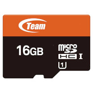 Карта пам'яті TEAM microSDHC 16GB UHS-I Class 10 + SD-adapter (TUSDH16GUHS03)