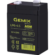 Акумуляторна батарея GEMIX LP6-4.5 (6В, 4.5Агод)