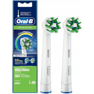 Насадка для зубної щітки BRAUN ORAL-B CrossAction EB50RB CleanMaximiser White 2шт (80338434)