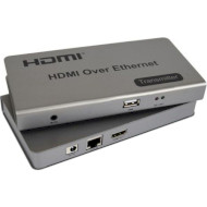 Подовжувач HDMI по крученій парі ATIS HDMI Gray (HDMI-USB)