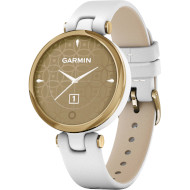 Смарт-годинник GARMIN Lily Classic Light Gold Bezel with White Case and Italian Leather Band (010-02384-B3)