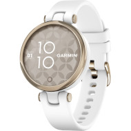 Смарт-годинник GARMIN Lily Sport Cream Gold Bezel with White Case and Silicone Band (010-02384-10)