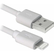 Кабель REAL-EL USB 2.0 AM/Apple Lightning White 1м (EL123500055)
