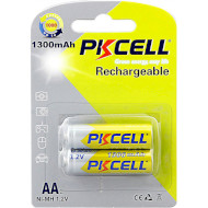 Аккумулятор PKCELL Rechargeable AA 1300mAh 2шт/уп (6942449544827)