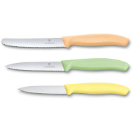 Набір кухонних ножів VICTORINOX Swiss Classic Trend Colors Paring Knife Set Multicolor 3пр (6.7116.34L2)