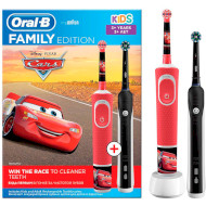 Набір електричних зубних щіток BRAUN ORAL-B Pro 700 + Kids Cars Family Edition D16.513.1U + D100.410.2K