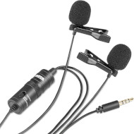 Мікрофон петличний BOYA BY-M1DM Dual Omni-directional Lavalier Mic