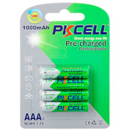 Аккумулятор PKCELL Pre-charged Rechargeable AAA 1000mAh 4шт/уп (PC/AAA1000-4BA)