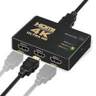 HDMI світч 3→1 VOLTRONIC YT-PS HDMI1=>3+RK