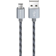Кабель BOROFONE BX24 Ring Current Micro-USB 1м Metal Gray