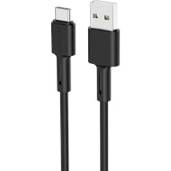 Кабель BOROFONE BX31 Soft Silicone USB-C 1м Black