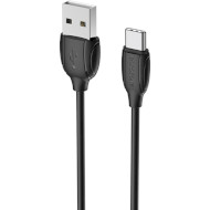 Кабель BOROFONE BX19 Benefit USB-A to USB-C 1м Black