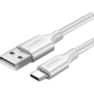 Кабель UGREEN US287 USB-A to Type-C QC3.0 18W 1.5м White (60122)