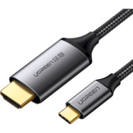 Кабель UGREEN MM142 USB-C - HDMI 1.5м Black (50570)