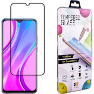 Защитное стекло DROBAK Tempered Glass Black для Redmi 9C (232324)