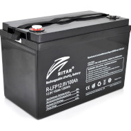 Акумуляторна батарея RITAR LiFePO4 R-LFP 12.8V 100Ah (12.8В, 100Агод, BMS)