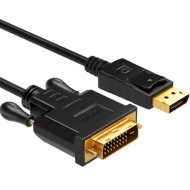 Кабель VOLTRONIC DisplayPort - DVI 1.8м Black (YT-DP(M)/DVI(M)-1.8M)