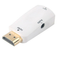 Адаптер VOLTRONIC HDMI - VGA+Audio White (YT-CA-HDMI(M)/VGA(F))