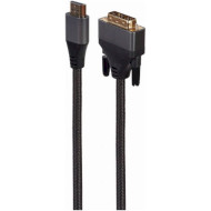 Кабель CABLEXPERT HDMI - DVI 1.8м Black (CC-HDMI-DVI-4K-6)