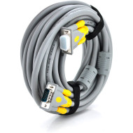 Кабель MERLION VGA 50м Yellow Gray