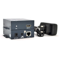 Подовжувач HDMI по крученій парі MERLION до 100м, 1080P, з БЖ HDMI Black (YT-SCPE HDM-100M1080P)