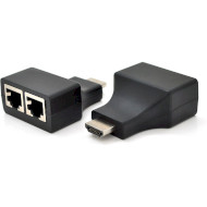 Подовжувач HDMI по крученій парі VOLTRONIC до 30м, 720P HDMI Black (YT-SCPE HDMI/2P-30M720P)