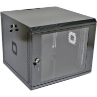 Настенный шкаф 19" CMS UA-MGSWA96B (9U, 602x600мм, RAL9005)
