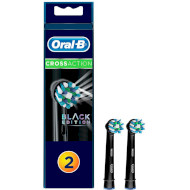 Насадка для зубної щітки BRAUN ORAL-B CrossAction EB50BRB CleanMaximiser Black 2шт (80348197)