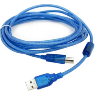 Кабель RITAR USB 2.0 AM/BM 10м Blue