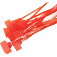 Стяжка кабельна VOLTRONIC 150x4мм червона 250шт