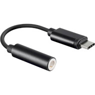 Адаптер POWERDEWISE Type-C to 3.5mm Black (USB TYPE-C ADAPTER)