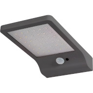 Вуличний світильник з датчиком руху та сонячною панеллю LEDVANCE DoorLED Solar Silver 3W 4000K (4058075267862)