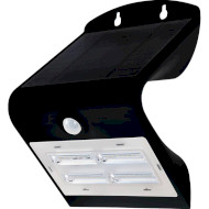 Вуличний світильник з датчиком руху та сонячною панеллю V-TAC LED Solar Wall 3W 4000K Black (7528)