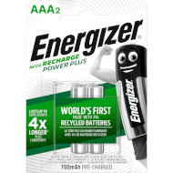 Аккумулятор ENERGIZER Recharge Power Plus AAA 700mAh 2шт/уп (E300626500)