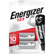 Батарейка ENERGIZER Lithium CR123A 2шт/уп (E300783702)