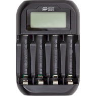 Зарядний пристрій POWERPLANT PP-UN4 для акумуляторів AA/AAA