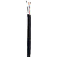 Кабель мережевий для зовнішньої прокладки з дротом ДКЗ UTP Cat.5e КНПп 4x2x0.50 CU Black 500м (LP15708)