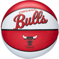 Міні-м'яч баскетбольний WILSON NBA Team Retro Mini Chicago Bulls Size 3 (WTB3200XBCHI)