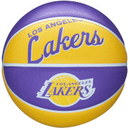 Мини-мяч баскетбольный WILSON NBA Team Retro Mini Los Angeles Lakers Size 3 (WTB3200XBLAL)