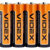 Батарейка VIDEX Super Heavy Duty AA 850mAh 4шт/уп (R6P/AA 4PCS S)