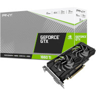 Відеокарта PNY GeForce GTX 1660 Ti Dual Fan (VCG1660T6DFPPB)